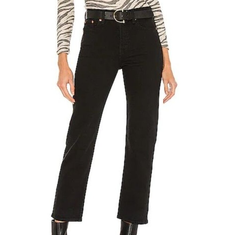 Levi’s Wedgie Straight Jeans Black Size 30